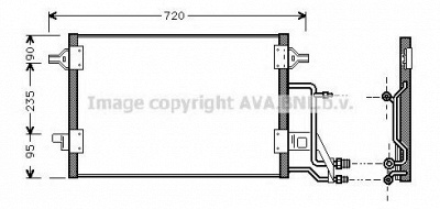 AVA QUALITY COOLING ai5140 -  Конденсатор, кондиционер